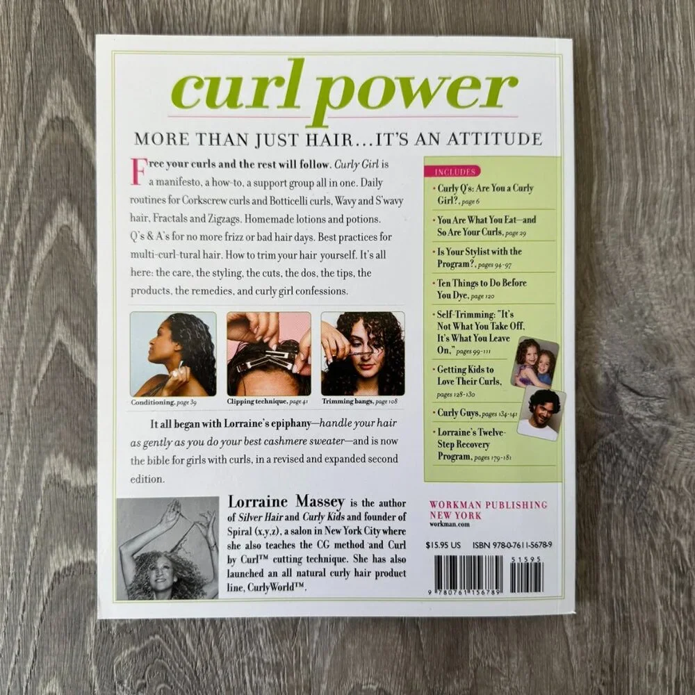 Curly Girl: The Handbook by Lorraine Massey | The Curly Girl Method Book